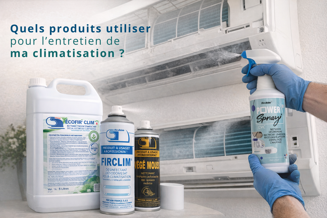 QUELS PRODUITS UTILISER POUR L’ENTRETIEN DE SA CLIMATISATION ?
