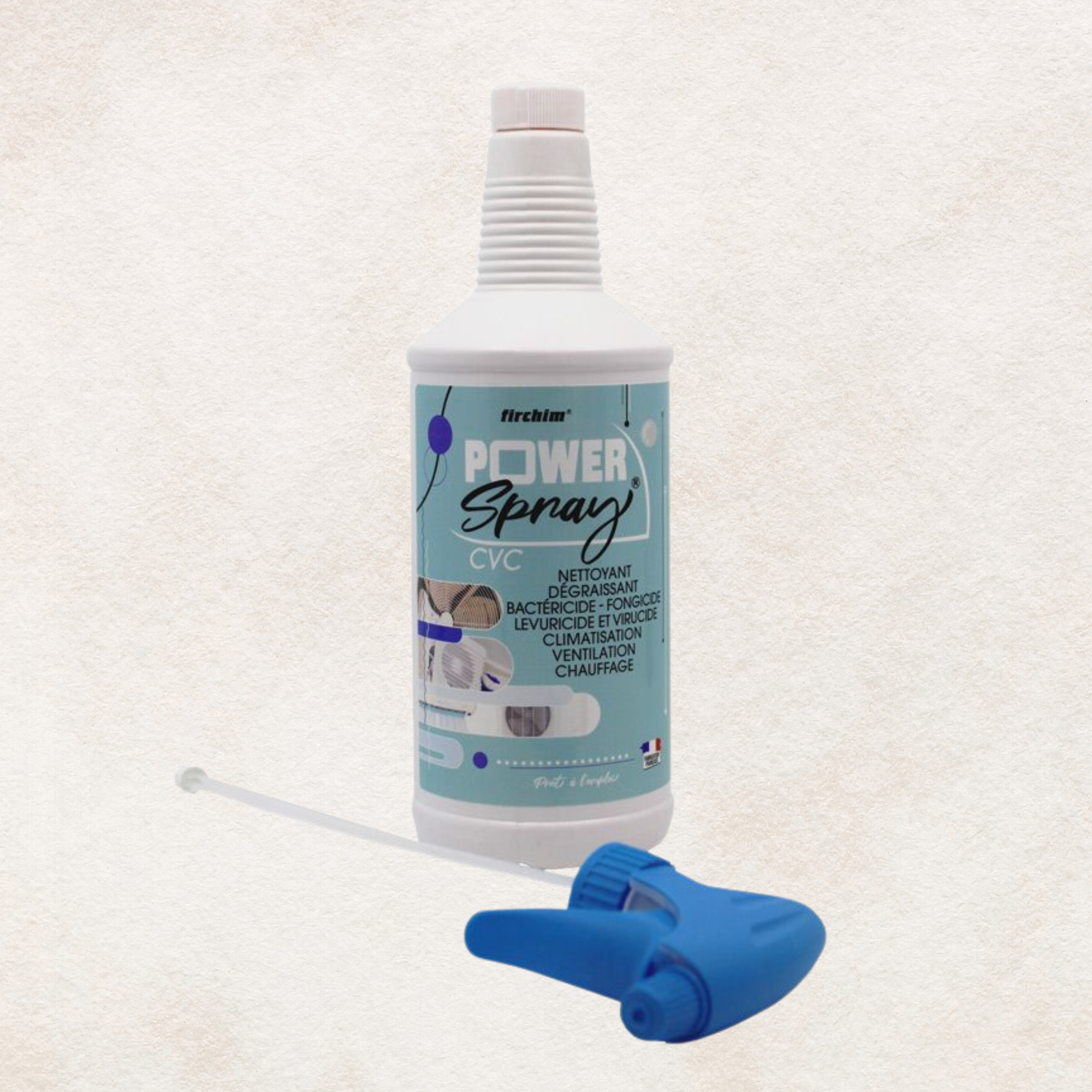 SPRAY NETTOYANT DÉSINFECTANT – prêt à l’emploi